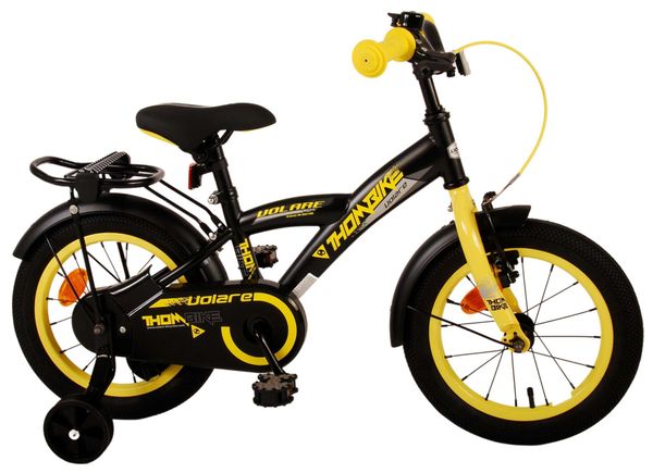 Thombike Kinderfahrrad - Jungen - 14 Zoll - Schwarz Gelb