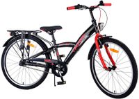 Thombike Kinderfahrrad - Jungen - 24 Zoll - Schwarz Rot - 3 Gänge