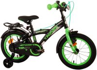 Thombike Kinderfahrrad - Jungen - 14 Zoll - Schwarz Grün - Zweihandbremsen