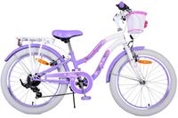 Lovely Kinderfahrrad - Mädchen - 20 Zoll - Lila - 6 Gänge