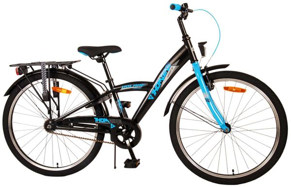 Thombike Kinderfahrrad - Jungen - 24 Zoll - Schwarz Blau