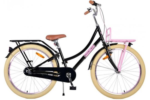 Excellent Kinderfahrrad - Mädchen - 24 Zoll - Schwarz - 3 Gänge