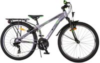 Cross Kinderfahrrad - Jungen - 24 Zoll - Grau - 18-Gang - Zweihandbremsen