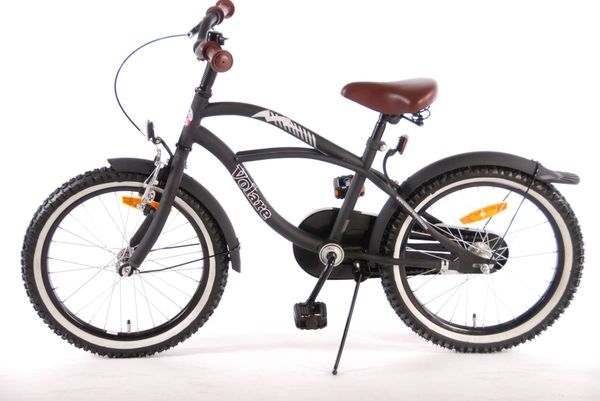 Black Cruiser Kinderfahrrad - Jungen - 18 Zoll - Schwarz - 95% zusammengebaut