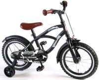 Black Cruiser Kinderfahrrad - Jungen - 14 Zoll - Schwarz - 95% zusammengebaut