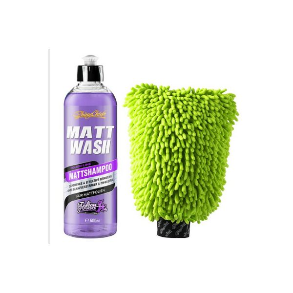 MATTWASH - MATTSHAMPOO 500ml + WASH WORMY GREEN SET