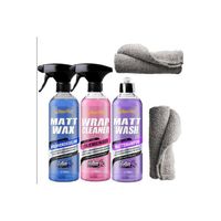 MATT WASH - MATTSHAMPOO + MATT WAX + WRAP CLEANER SET (3x500ml)