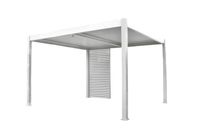 Sichtschutz-Lamellenelement "Oasis" 120, Aluminium, weiß