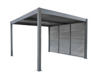 Sichtschutz-Lamellenelement "Oasis" 100, Aluminium, anthrazit