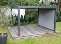 Sonnen- und Sichtschutzrollo "Oasis" 400, Aluminium, anthrazit