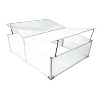 Doppel Frühbeet aus Aluminium