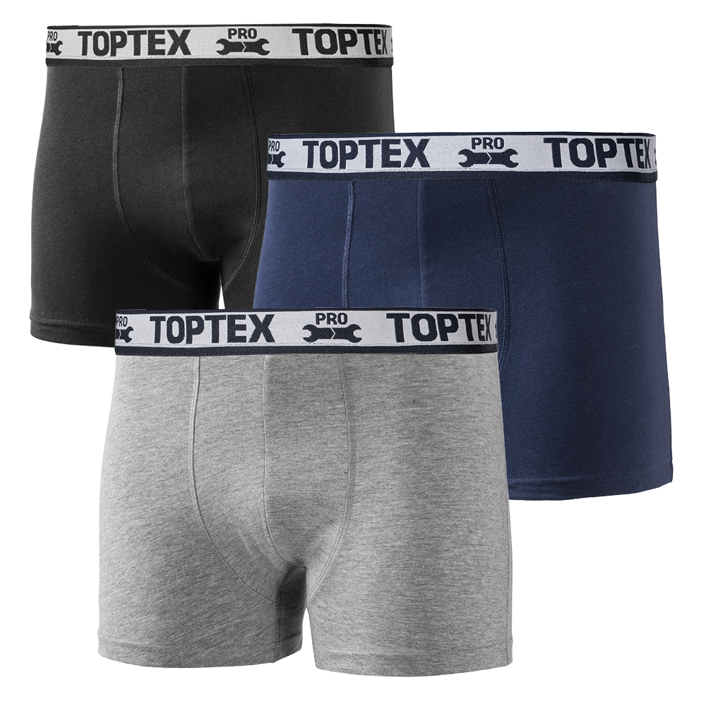 Feinripp-Arbeitsunterwäsche 3er-Pack für Herren