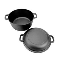 Gusseisen Topf 26cm Ø, langlebig, gute Wärmespeicherung, leicht zu reinigen