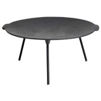Hockerkocher-Set (groß) mit Gusseisengrillschale Ø 45 cm