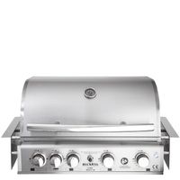 TOP-LINE ALLGRILL CHEF L - BUILT-IN Variante - Edelstahl, 4 Brenner, Backburner u.v.m.