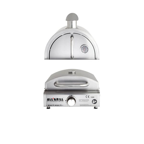 Multi-Kulti Set 2 inkl. Pizzabackhaube aus Edelstahl