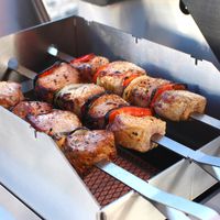 Edelstahl Schaschlikspieße für ALLGRILL Steakzone!