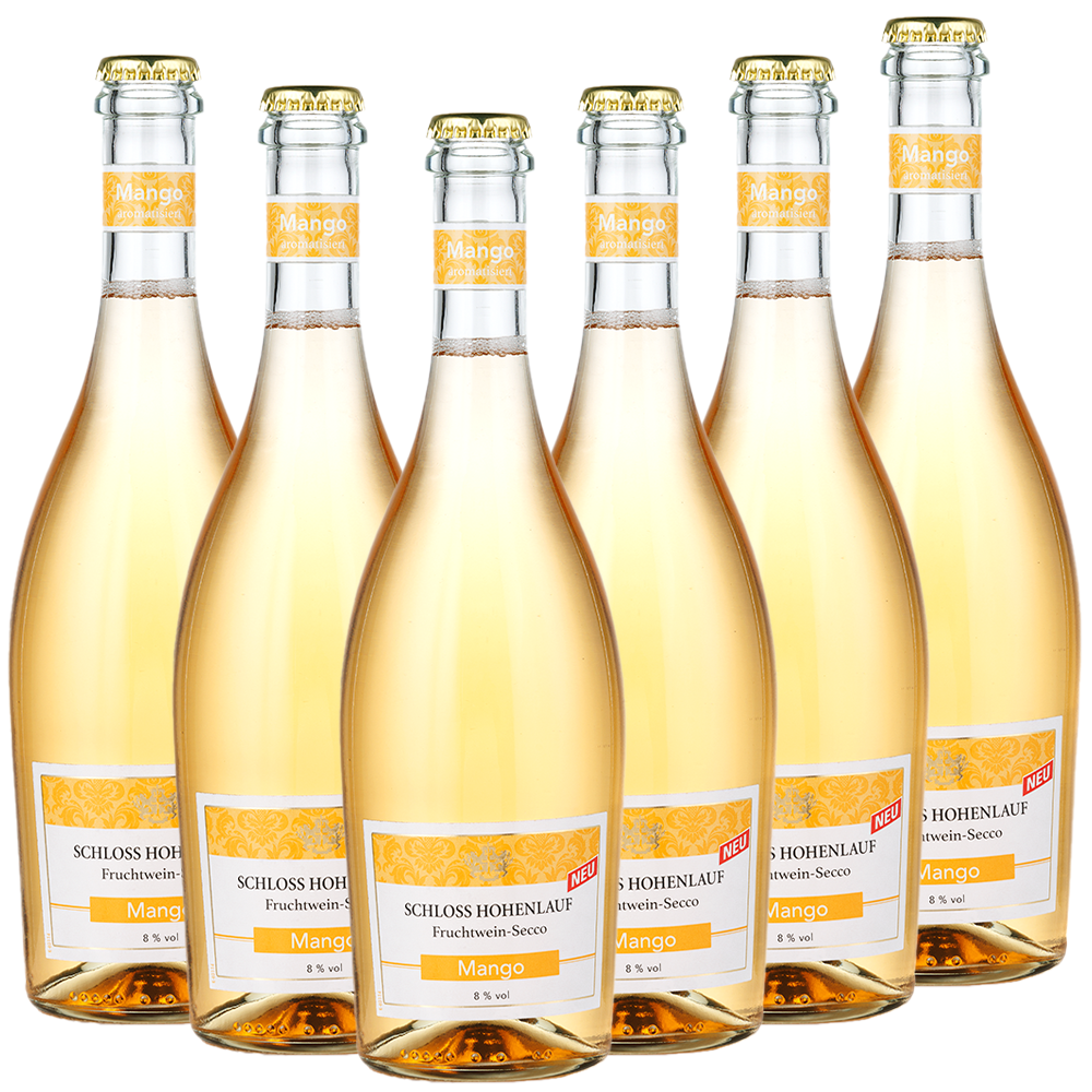 Schloss Hohenlauf Fruchtweinsecco Mango 0,75l Herres Norma24 DE