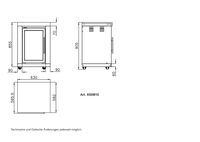 Modul 10 Einzelkühlschrank von CASO 63x58x90 cm