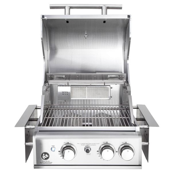 TOP-Line CHEF S - BUILT-IN Variante - Edelstahl, 2 Brenner, Backburner und Air-System