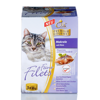 Feine Filets, Makrele mit Reis, 3 x 85 gr. - 6er Set