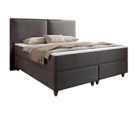 Boxspringbett Paris 180x200 cm Samt Anthrazit