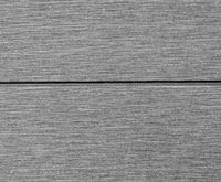 WPC-Sichtschutzzaun CORTADO - 5x Element + 6x Pfosten mit 3 Luftöffnungen - Grau