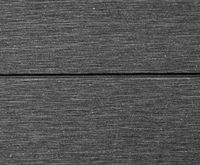 WPC-Sichtschutzzaun CORTADO - 5x Element + 6x Pfosten mit 3 Luftöffnungen - Schwarz