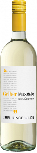 Gelber Muskateller Burgenland QUW Drei Junge Wilde  trocken - 6er Karton