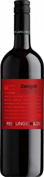 Zweigelt Burgenland QUW Drei Junge Wilde  trocken - 6er Karton