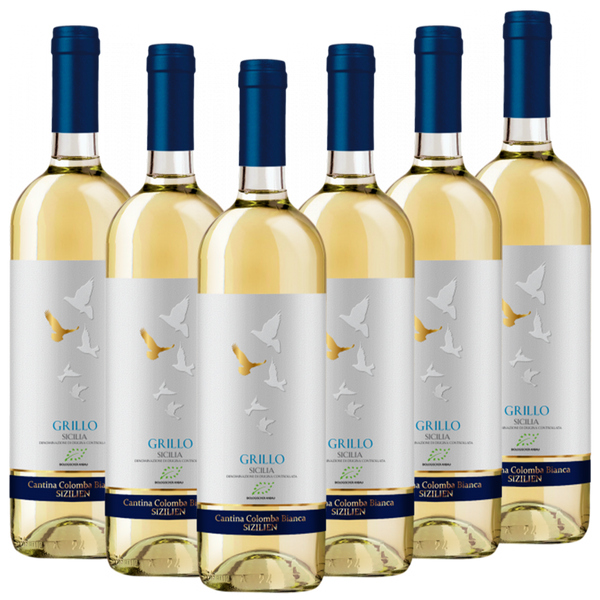 Bio-Grillo Sicilia DOC Colomba Bianca Italien  trocken - 6er Karton
