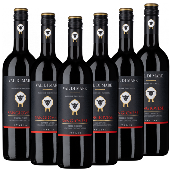 Sangiovese Terre di Chieti IGT Val di Mare Spinelli Italien  trocken - 6er Karton