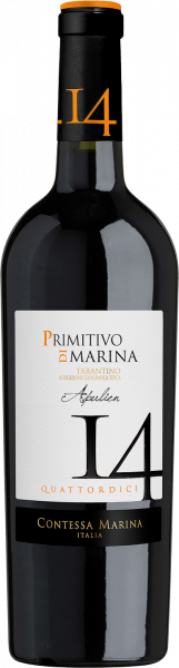 Primitivo di Marina IGT "14" Contessa Marina  halbtrocken - 6er Karton