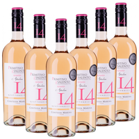 Primitivo Salento IGT Rosato 14 Contessa Marina Italien  trocken - 6er Karton
