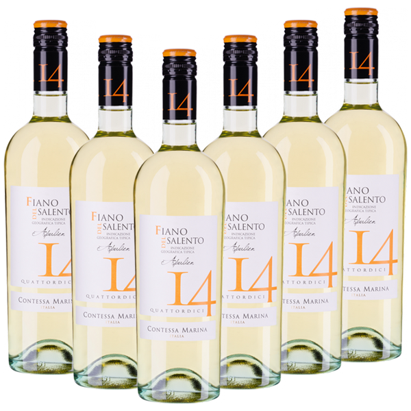 Fiano Salento IGT 14 Contessa Marina Italien  trocken - 6er Karton