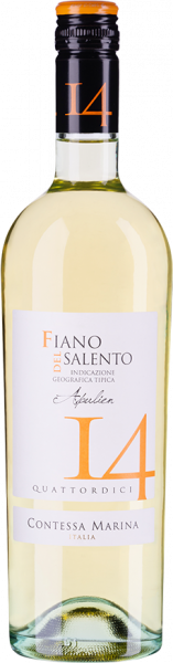 Fiano Salento IGT 14 Contessa Marina Italien  trocken - 6er Karton