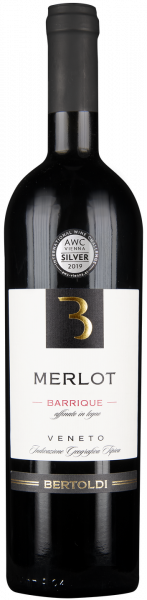 Merlot Barrique - affinato in legno Veneto IGT Bertoldi Italien  trocken - 6er Karton