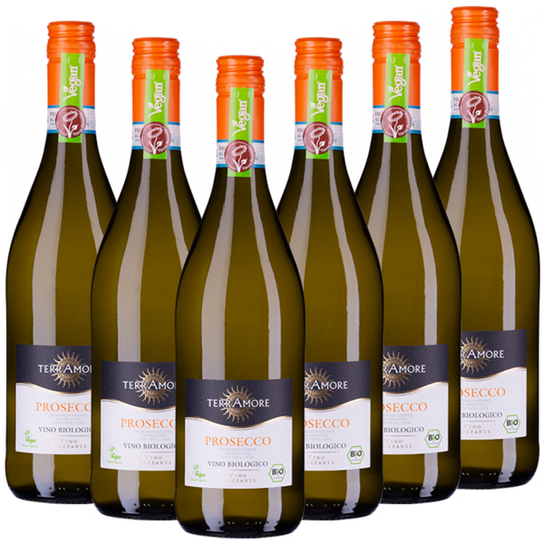 Bio-Prosecco Frizzante Treviso DOC TerrAmore Italien  trocken - 6er Karton