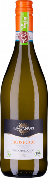 Bio-Prosecco Frizzante Treviso DOC TerrAmore Italien  trocken - 6er Karton
