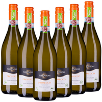 Bio-Prosecco Frizzante Treviso DOC TerrAmore Italien  trocken - 6er Karton