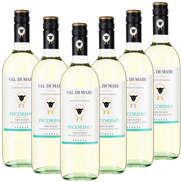 Pecorino Terre di Chieti IGT Spinelli Val di Mare Italien  trocken - 6er Karton