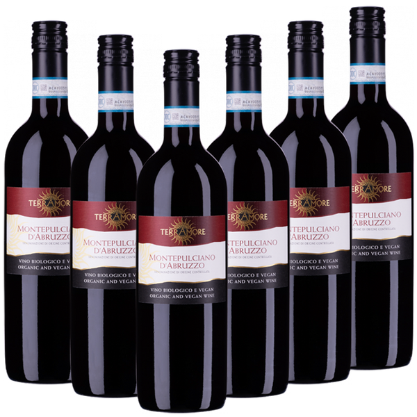 Bio-Montepulciano Abruzzo DOC TerrAmore Italien  trocken - 6er Karton