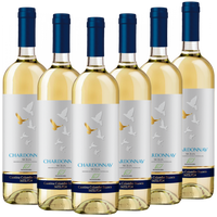 Bio-Chardonnay Sicilia DOC Colomba Bianca Italien  trocken - 6er Karton