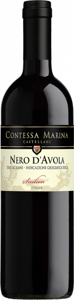 Nero d&#039;Avola Sicilia DOC Contessa Marina Italien trocken