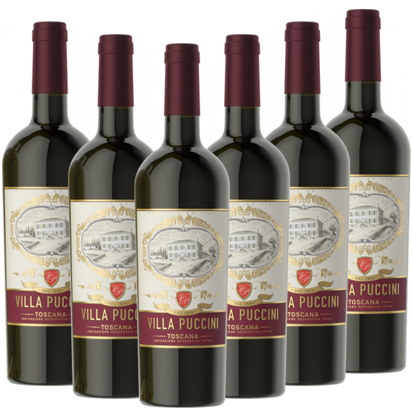 Toscana Rosso IGT Villa Puccini Italien  trocken - 6er Karton