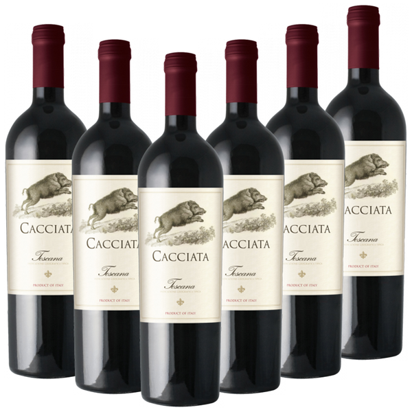 Toscana Rosso IGT Cacciata Italien  trocken - 6er Karton