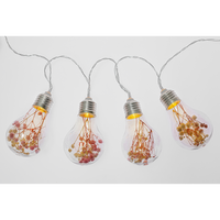 LED-Lichterkette mit transparentem Kabel