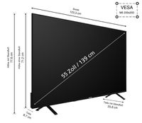 XU55TO750S 55 Zoll Fernseher / Smart TV (4K UHD, HDR Dolby Vision, Dolby Atmos, HD+)