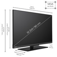 32 Zoll Fernseher Fire TV (HD, HDR, Smart TV, Triple-Tuner, Alexa Built-In) 32WF3F63DAZ