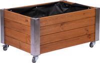 Rollbares Hochbeet "Rollfi" braun
